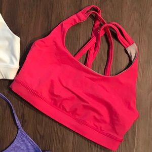 Lululemon Energy bra pink